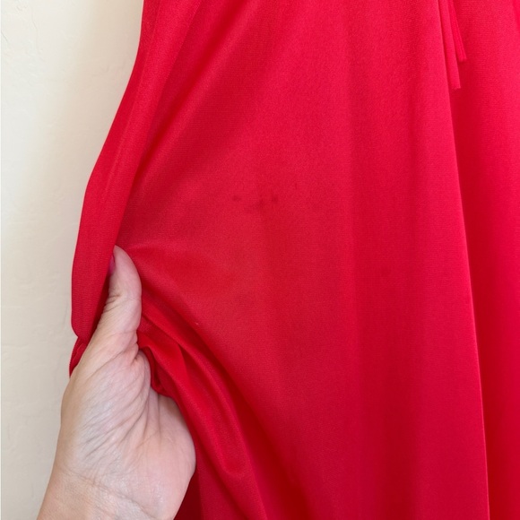 Greta Gehr Vintage Ruffle Maxi Length Nightgown Night Dress Old Hollywood - Picture 4 of 9